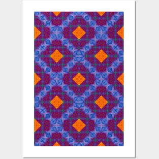 Bold Diamond Pattern Posters and Art